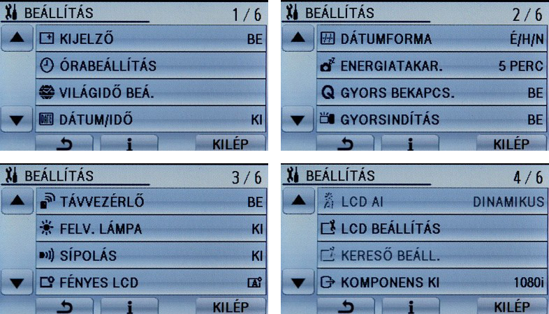 Beállítások (1)