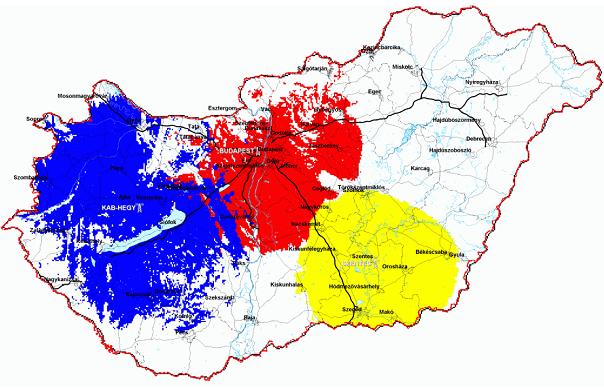 Tetőantennás vételi lehetőség
