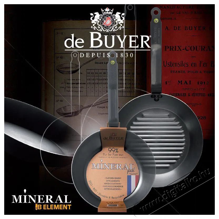 De Buyer 5610.28 Mineral B Element Konyhai term&eacute;kek - Konyhai eszk&ouml;z - Egy&eacute;b konyhai eszk&ouml;z - 515303