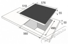 Amica DS 6422 B Konyhai term&eacute;kek - S&uuml;tő-főzőlap, tűzhely (be&eacute;p&iacute;thető) - Elektromos főzőlap (be&eacute;p&iacute;thető) - 515136
