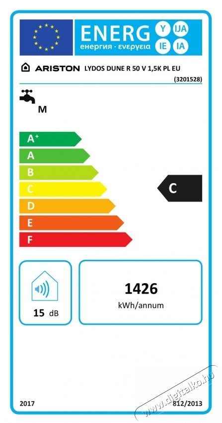 Ariston Lydos Plus 100L villanybojler, 1800 W, heti programoz&aacute;s, zom&aacute;ncozott tart&aacute;ly Tit&aacute;nnal H&aacute;ztart&aacute;s / Otthon / K&uuml;lt&eacute;r - V&iacute;zmeleg&iacute;tő / bojler / t&aacute;rol&oacute; - Bojler / melegv&iacute;z t&aacute;rol&oacute; - 534242