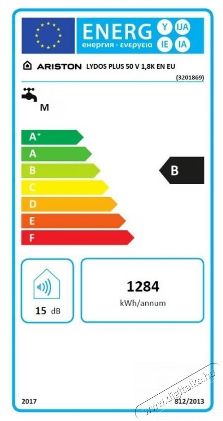 Ariston Lydos Plus Elektromos v&iacute;zmeleg&iacute;tő, 50 l, 1800 W, heti programoz&aacute;s H&aacute;ztart&aacute;s / Otthon / K&uuml;lt&eacute;r - V&iacute;zmeleg&iacute;tő / bojler / t&aacute;rol&oacute; - Bojler / melegv&iacute;z t&aacute;rol&oacute; - 534229