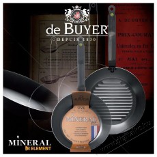 De Buyer Mineral B Element vas steak serpenyő 24 cm DB561624 &Uacute;jdons&aacute;gok - &Uacute;j term&eacute;kek - 515302
