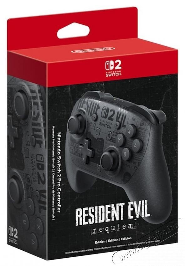 Nintendo Switch 2 Pro kontroller, Resident Evil Requiem kiad&aacute;s Iroda &eacute;s sz&aacute;m&iacute;t&aacute;stechnika - J&aacute;t&eacute;k konzol - Kontroller - 534566