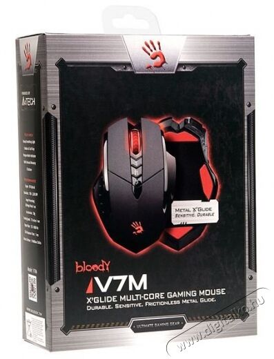 A4-Tech Bloody V7M optikai USB Multi-Core GUN3 gamer eg&eacute;r Iroda &eacute;s sz&aacute;m&iacute;t&aacute;stechnika - Eg&eacute;r - Vezet&eacute;kes eg&eacute;r - 323807