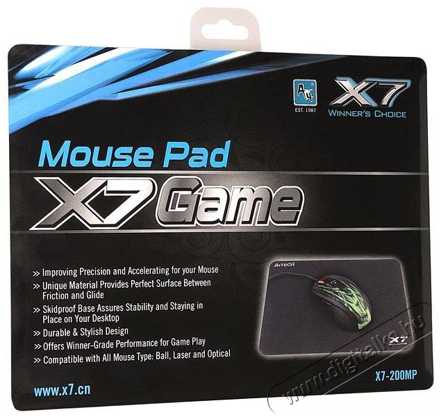 A4-Tech X7-200MP fekete gamer eg&eacute;rpad Iroda &eacute;s sz&aacute;m&iacute;t&aacute;stechnika - Eg&eacute;r - Eg&eacute;rpad - 323491