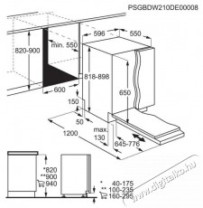 AEG 7000 GlassCare FSK73607Z Konyhai term&eacute;kek - Mosogat&oacute;g&eacute;p - Keskeny (45cm-ig) be&eacute;p&iacute;thető mosogat&oacute;g&eacute;p - 509202