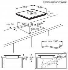 AEG 7000 SenseBoil&reg; TI64IB10FB Konyhai term&eacute;kek - S&uuml;tő-főzőlap, tűzhely (be&eacute;p&iacute;thető) - Indukci&oacute;s főzőlap (be&eacute;p&iacute;thető) - 515087