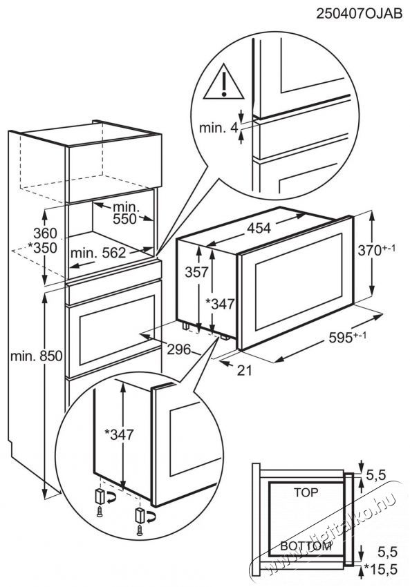 AEG TB6SM171DB Konyhai term&eacute;kek - Mikrohull&aacute;m&uacute; s&uuml;tő - Mikrohull&aacute;m&uacute; s&uuml;tő (be&eacute;p&iacute;thető) - 515086