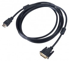 Akyga AK-AV-13 3m HDMI 1.4 apa - DVI-D apa kábel Tv kiegészítők - Kábel / csatlakozó - DVI-Hdmi kábel - 398625