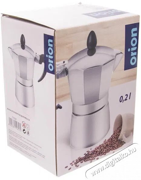 Orion k&aacute;v&eacute;főző 0,2 l Konyhai term&eacute;kek - K&aacute;v&eacute;főző / k&aacute;v&eacute;&ouml;rlő / kieg&eacute;sz&iacute;tő - Kotyog&oacute; k&aacute;v&eacute;főző - 524090