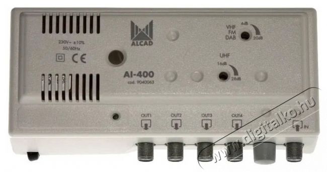Alcad AI-400 antennaerős&iacute;tő Tv kieg&eacute;sz&iacute;tők - Antenna - Kieg&eacute;sz&iacute;tő - 531684