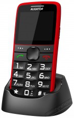 Aligator A675 Senior piros Mobil / Kommunik&aacute;ci&oacute; / Smart - Klasszikus / Mobiltelefon időseknek - 526794