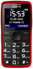 Aligator A675 Senior piros Mobil / Kommunik&aacute;ci&oacute; / Smart - Klasszikus / Mobiltelefon időseknek - 526794