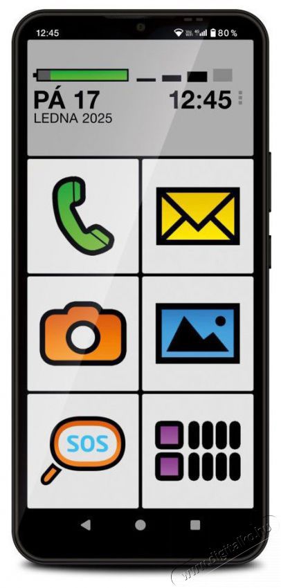 Aligator S6600 SENIOR fekete Mobil / Kommunik&aacute;ci&oacute; / Smart - Okostelefon - Android - 526805