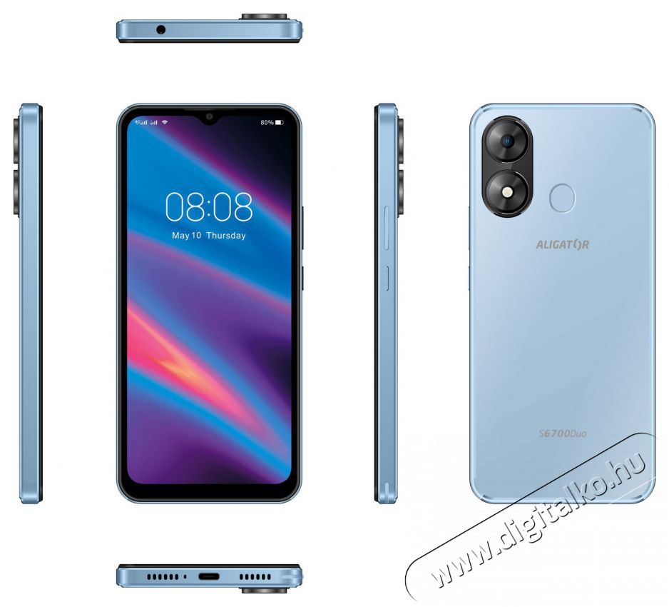 Aligator S6700 Duo 4GB/128GB k&eacute;k Mobil / Kommunik&aacute;ci&oacute; / Smart - Okostelefon - Android - 526807