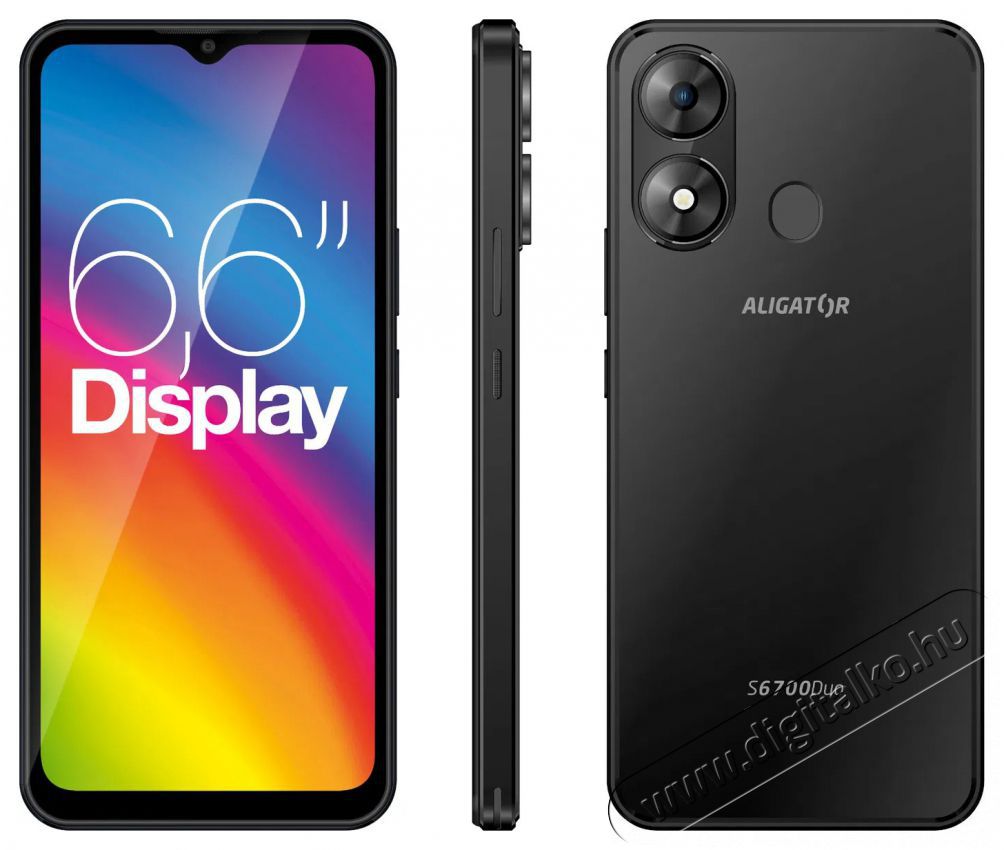 Aligator S6700 SENIOR 4GB/128GB fekete Mobil / Kommunik&aacute;ci&oacute; / Smart - Okostelefon - Android - 526808