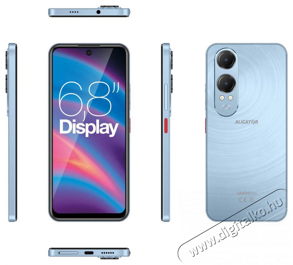 Aligator S8000 SENIOR 4GB/128GB k&eacute;k Mobil / Kommunik&aacute;ci&oacute; / Smart - Okostelefon - Android - 526812