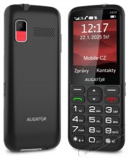 Aligator A930 GPS 4G Senior, fekete + töltőállvány - Mobil / Kommunikáció / Smart - Klasszikus / Mobiltelefon időseknek - 526798