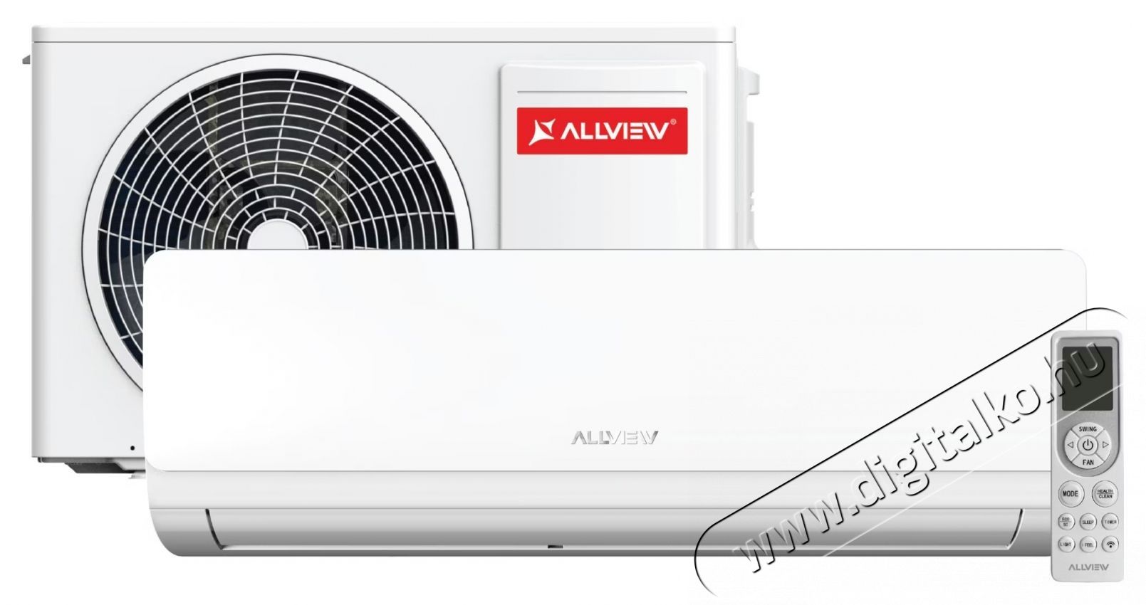 Allview PRO 12000 BTU WI-FI kl&iacute;ma, A++/A+ energiaoszt&aacute;ly, plazma, UV, alv&oacute; m&oacute;d, Eco m&oacute;d, Sensy 12 PRO, feh&eacute;r H&aacute;ztart&aacute;s / Otthon / K&uuml;lt&eacute;r - Ventil&aacute;tor / L&eacute;gkondicion&aacute;l&oacute; - Split kl&iacute;ma - 535955