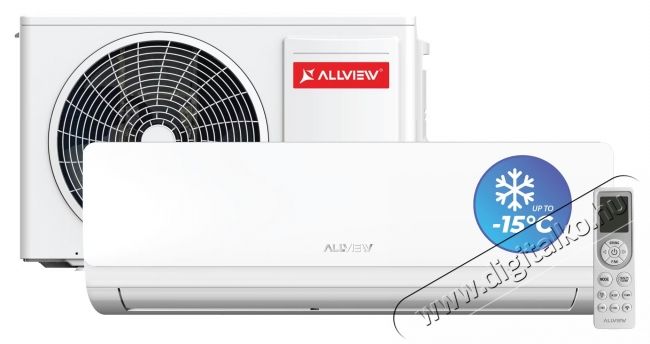 Allview PRO 12000 BTU WI-FI kl&iacute;ma, A++/A+ energiaoszt&aacute;ly, plazma, UV, alv&oacute; m&oacute;d, Eco m&oacute;d, Sensy 12 PRO, feh&eacute;r H&aacute;ztart&aacute;s / Otthon / K&uuml;lt&eacute;r - Ventil&aacute;tor / L&eacute;gkondicion&aacute;l&oacute; - Split kl&iacute;ma - 535955