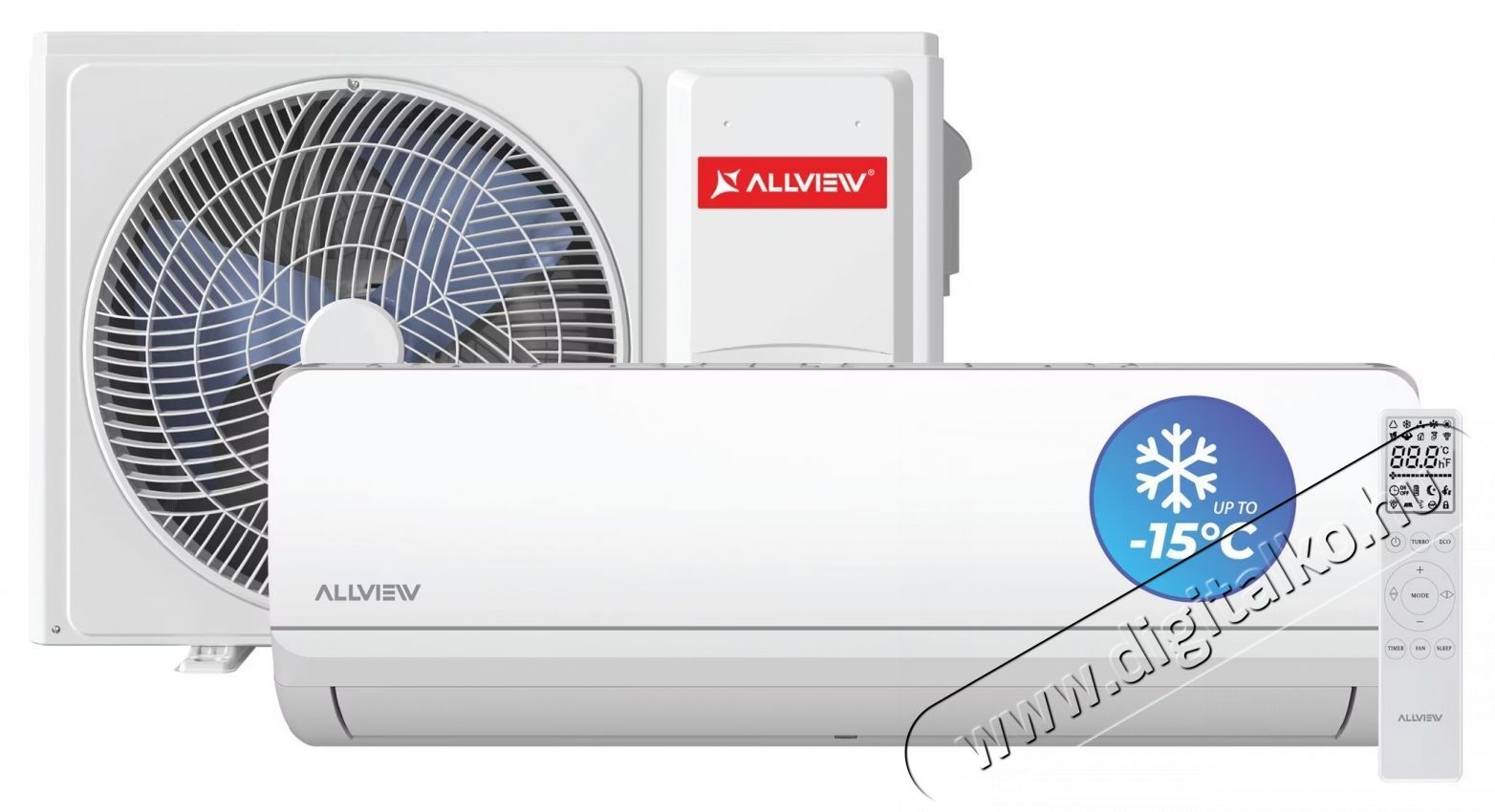 Allview Sensy 12 12000 BTU WI-FI kl&iacute;ma, A++/A+ energiaoszt&aacute;ly, 3 m-es szerel&eacute;si k&eacute;szlet, alv&oacute; &uuml;zemm&oacute;d, Eco &uuml;zemm&oacute;d, feh&eacute;r H&aacute;ztart&aacute;s / Otthon / K&uuml;lt&eacute;r - Ventil&aacute;tor / L&eacute;gkondicion&aacute;l&oacute; - Split kl&iacute;ma - 535956