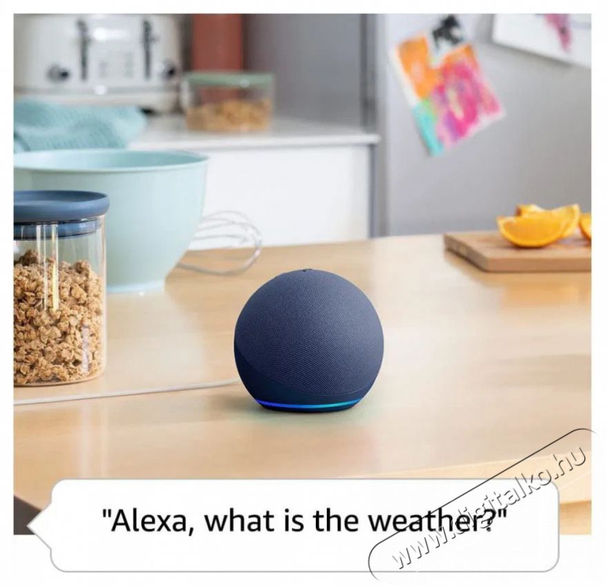 Amazon Echodot (5th. gen) Charcoal H&aacute;ztart&aacute;s / Otthon / K&uuml;lt&eacute;r - Okos otthon - Kieg&eacute;sz&iacute;tő - 508022
