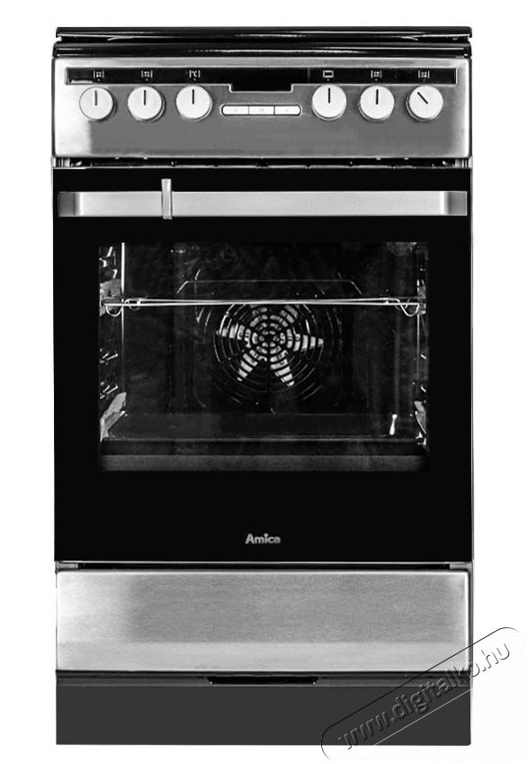 Amica 508GE2.33EHZpTaP(Xsx) (56013) kombin&aacute;lt tűzhely Konyhai term&eacute;kek - S&uuml;tő-főzőlap, tűzhely (szabadon&aacute;ll&oacute;) - Kombin&aacute;lt tűzhely (szabadon&aacute;ll&oacute;) - 310433