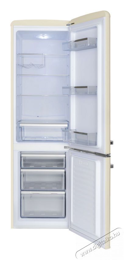 Amica FK2965.3GAA retro alulfagyaszt&oacute;s hűtőszekr&eacute;ny Konyhai term&eacute;kek - Hűtő, fagyaszt&oacute; (szabadon&aacute;ll&oacute;) - Alulfagyaszt&oacute;s kombin&aacute;lt hűtő - 345079