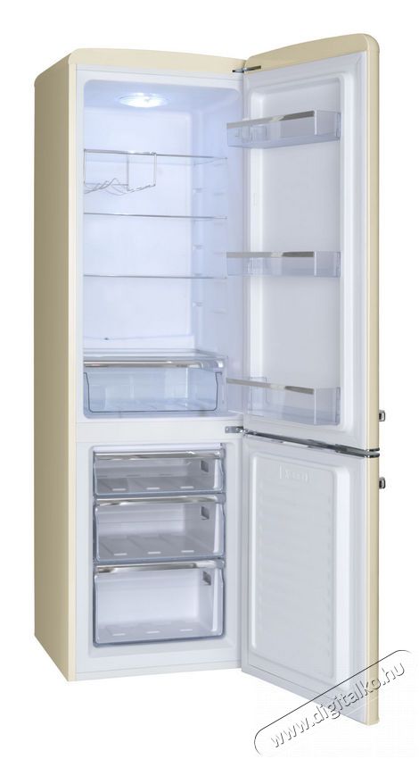 Amica FK2965.3GAA retro alulfagyaszt&oacute;s hűtőszekr&eacute;ny Konyhai term&eacute;kek - Hűtő, fagyaszt&oacute; (szabadon&aacute;ll&oacute;) - Alulfagyaszt&oacute;s kombin&aacute;lt hűtő - 345079