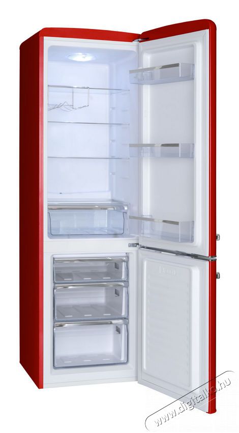 Amica FK2965.3RAA retro alulfagyaszt&oacute;s hűtőszekr&eacute;ny Konyhai term&eacute;kek - Hűtő, fagyaszt&oacute; (szabadon&aacute;ll&oacute;) - Alulfagyaszt&oacute;s kombin&aacute;lt hűtő - 345078