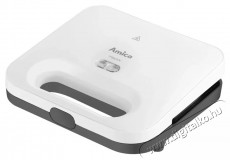 Amica SMK 2011, 240 W, feh&eacute;r/sz&uuml;rke szendvicss&uuml;tő Konyhai term&eacute;kek - Konyhai kisg&eacute;p (s&uuml;t&eacute;s / főz&eacute;s / hűt&eacute;s / &eacute;telk&eacute;sz&iacute;t&eacute;s) - Melegszendvics / gofri s&uuml;tő - 531588