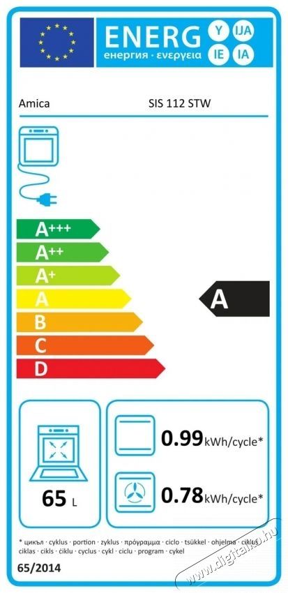 Amica SIS 112 STW indukci&oacute;s tűzhely Konyhai term&eacute;kek - S&uuml;tő-főzőlap, tűzhely (szabadon&aacute;ll&oacute;) - Elektromos tűzhely (szabadon&aacute;ll&oacute;) - 532869