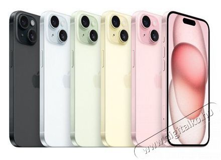 Apple iPhone 15 6,1 5G 6/128GB pink okostelefon Mobil / Kommunik&aacute;ci&oacute; / Smart - Okostelefon - iOS - 508781