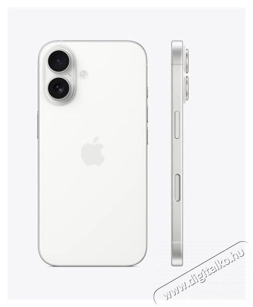 Apple iPhone 16 6,1 128GB k&aacute;rtyaf&uuml;ggetlen okostelefon - feh&eacute;r (iOS) Mobil / Kommunik&aacute;ci&oacute; / Smart - Okostelefon - iOS - 516166