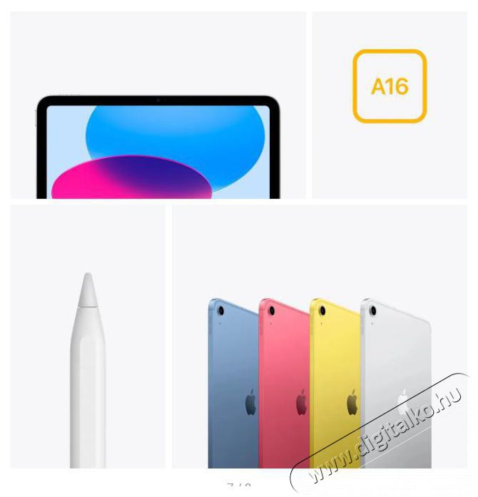 Apple iPad 11  2025 256GB WiFi - S&aacute;rga tablet Mobil / Kommunik&aacute;ci&oacute; / Smart - Tablet - iOS tablet - 523718