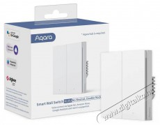 AQARA Smart Wall Switch H1 (No Neutral, Double Rocker) H&aacute;ztart&aacute;s / Otthon / K&uuml;lt&eacute;r - Okos otthon - Kieg&eacute;sz&iacute;tő - 523762