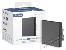 AQARA Smart Wall Switch H1 (No Neutral, Single Rocker), sz&uuml;rke H&aacute;ztart&aacute;s / Otthon / K&uuml;lt&eacute;r - Okos otthon - Kieg&eacute;sz&iacute;tő - 523765