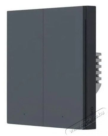 AQARA Smart Wall Switch H1 (With Neutral, Double Rocker), sz&uuml;rke H&aacute;ztart&aacute;s / Otthon / K&uuml;lt&eacute;r - Okos otthon - Kieg&eacute;sz&iacute;tő - 523767
