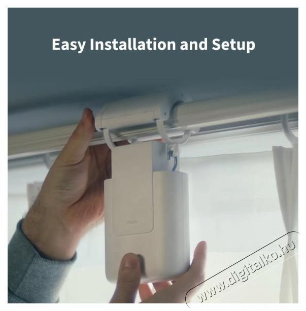 AQARA Curtain Driver E1 Rod Version H&aacute;ztart&aacute;s / Otthon / K&uuml;lt&eacute;r - Okos otthon - Kieg&eacute;sz&iacute;tő - 523748