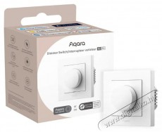 AQARA Dimmer Switch H2 EU (KD-R01D), feh&eacute;r - Zigbee &eacute;s Thread H&aacute;ztart&aacute;s / Otthon / K&uuml;lt&eacute;r - Okos otthon - Kieg&eacute;sz&iacute;tő - 523750