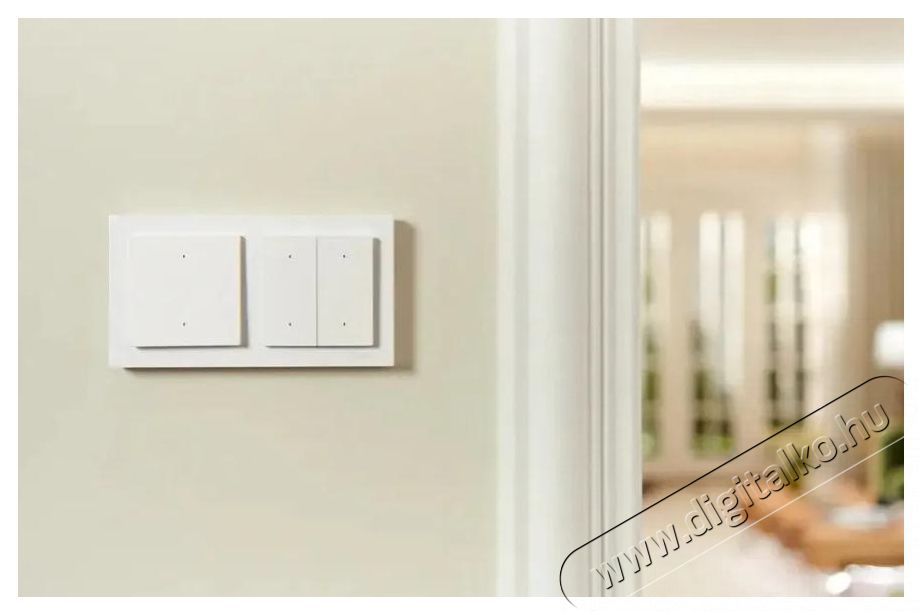AQARA Light Switch H2 EU 2 Buttons, 1 Channel (WS-K07D) H&aacute;ztart&aacute;s / Otthon / K&uuml;lt&eacute;r - Okos otthon - Kieg&eacute;sz&iacute;tő - 523755