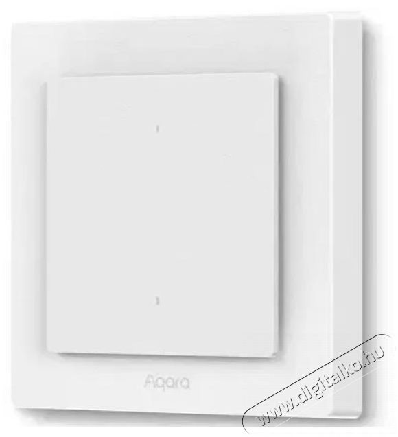 AQARA Light Switch H2 EU 2 Buttons, 1 Channel (WS-K07D) H&aacute;ztart&aacute;s / Otthon / K&uuml;lt&eacute;r - Okos otthon - Kieg&eacute;sz&iacute;tő - 523755