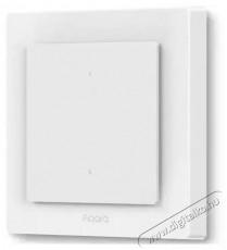 AQARA Light Switch H2 EU 2 Buttons, 1 Channel (WS-K07D) H&aacute;ztart&aacute;s / Otthon / K&uuml;lt&eacute;r - Okos otthon - Kieg&eacute;sz&iacute;tő - 523755