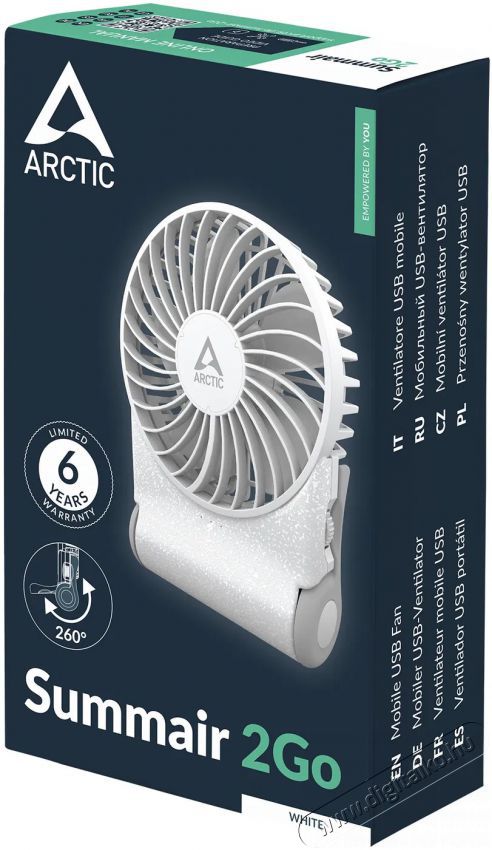 ARCTIC Summair 2Go White &Uacute;jdons&aacute;gok - &Uacute;j term&eacute;kek - 511699