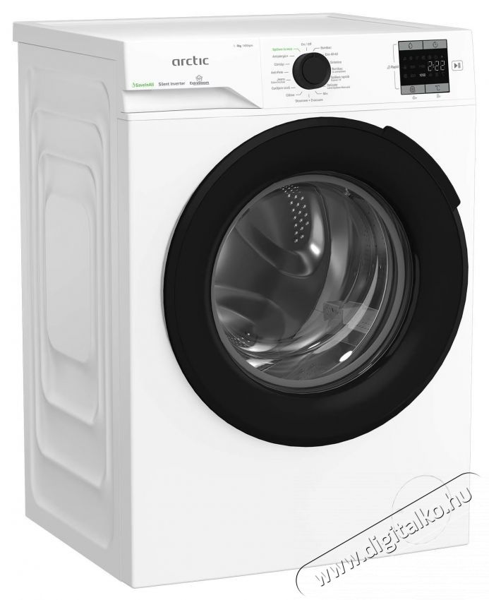 ARCTIC APLM1WFSU19410W, Mos&oacute;g&eacute;p, 9 kg, 1400 RPM, A energiaoszt&aacute;ly, Motor csendes inverter, &Uacute;jrahasznos&iacute;tott k&aacute;d, Gyerekz&aacute;r, Kieg&eacute;sz&iacute;tő, Feh&eacute;r H&aacute;ztart&aacute;s / Otthon / K&uuml;lt&eacute;r - Mos&oacute;g&eacute;p / sz&aacute;r&iacute;t&oacute;g&eacute;p - El&ouml;lt&ouml;ltős norm&aacute;l (60cm-ig) mos&oacute;g&eacute;p - 536023