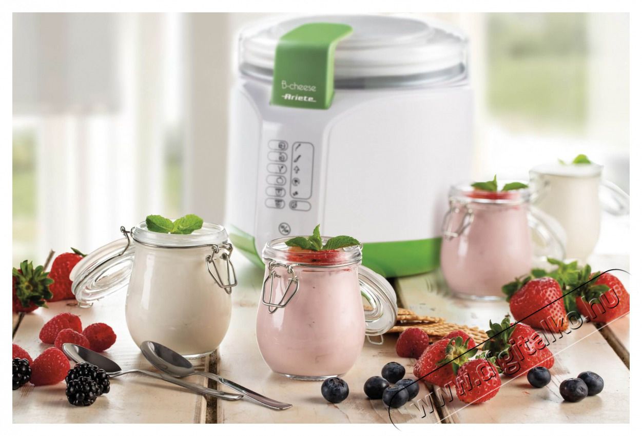 Ariete 615 JOGHURT &Eacute;S SAJTK&Eacute;SZ&Iacute;TŐ G&Eacute;P Konyhai term&eacute;kek - Konyhai kisg&eacute;p (s&uuml;t&eacute;s / főz&eacute;s / hűt&eacute;s / &eacute;telk&eacute;sz&iacute;t&eacute;s) - Fagylaltk&eacute;sz&iacute;tő g&eacute;p - 400397