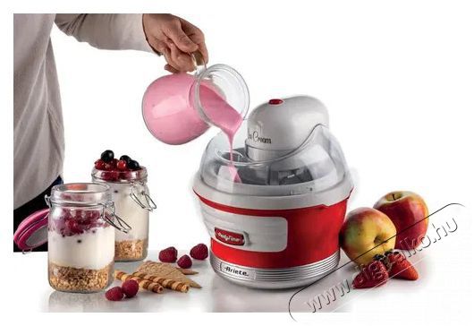 Ariete Party Time 643, piros Konyhai term&eacute;kek - Konyhai kisg&eacute;p (s&uuml;t&eacute;s / főz&eacute;s / hűt&eacute;s / &eacute;telk&eacute;sz&iacute;t&eacute;s) - Fagylaltk&eacute;sz&iacute;tő g&eacute;p - 523820