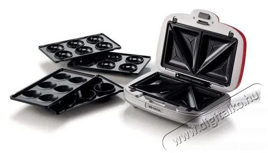 Ariete Party Time Sandwiches & Cookies 1972, piros Konyhai term&eacute;kek - Konyhai kisg&eacute;p (s&uuml;t&eacute;s / főz&eacute;s / hűt&eacute;s / &eacute;telk&eacute;sz&iacute;t&eacute;s) - Melegszendvics / gofri s&uuml;tő - 523823