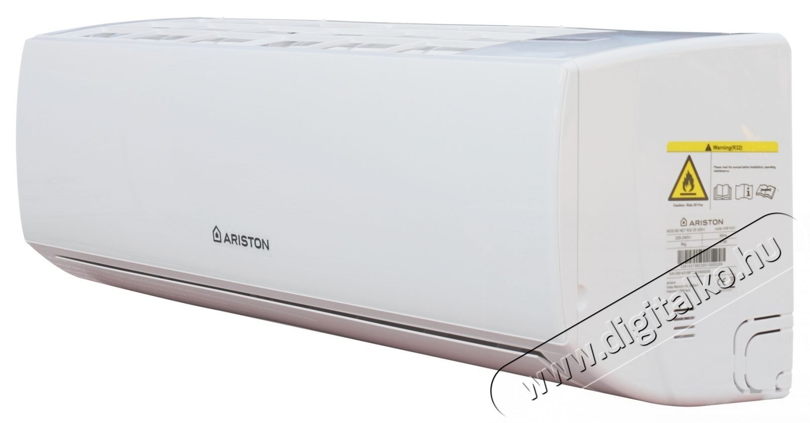 Ariston Kios BS 12000 BTU Wi-Fi Kl&iacute;ma, A++/A+ energiaoszt&aacute;ly, Fűt&eacute;si funkci&oacute;, 3D Air Flow, i-Feel, Feh&eacute;r H&aacute;ztart&aacute;s / Otthon / K&uuml;lt&eacute;r - Ventil&aacute;tor / L&eacute;gkondicion&aacute;l&oacute; - Split kl&iacute;ma - 536033